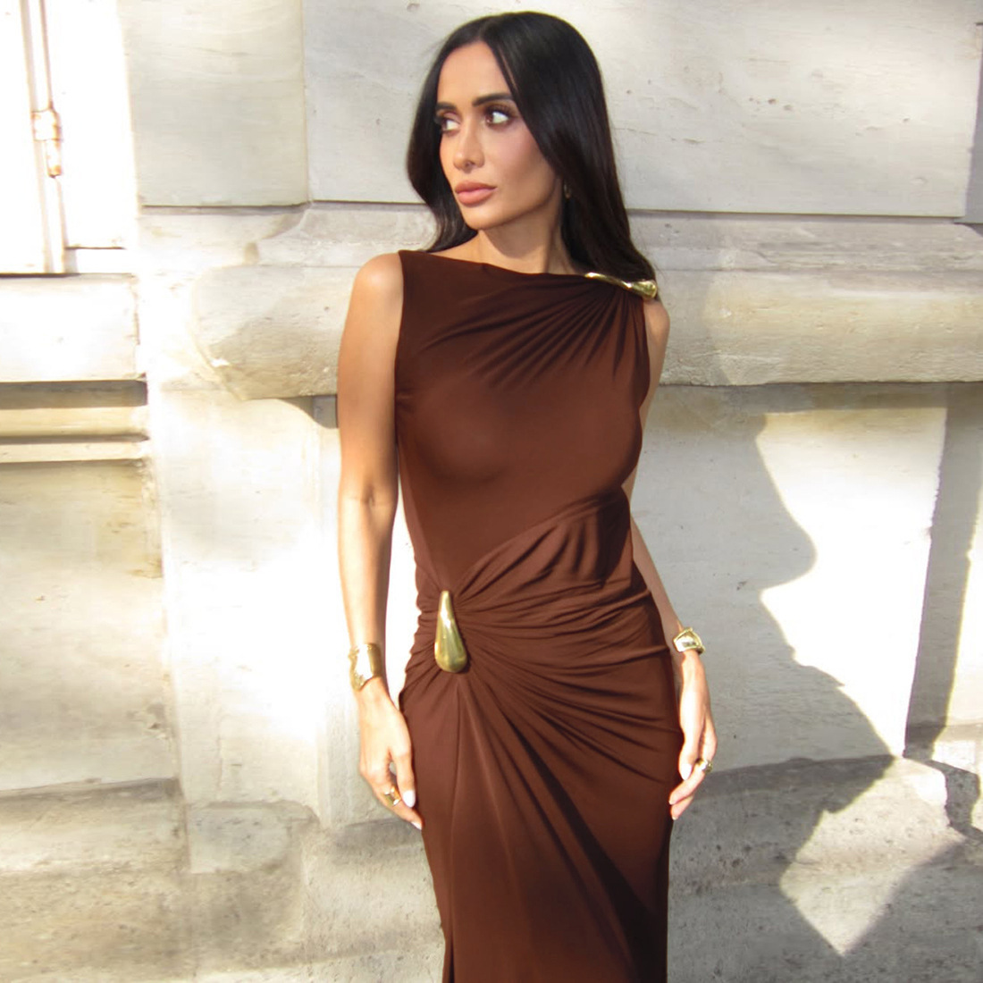 Crossfit Ga - Nouvelle Robe Sexy Moulante à Décoration