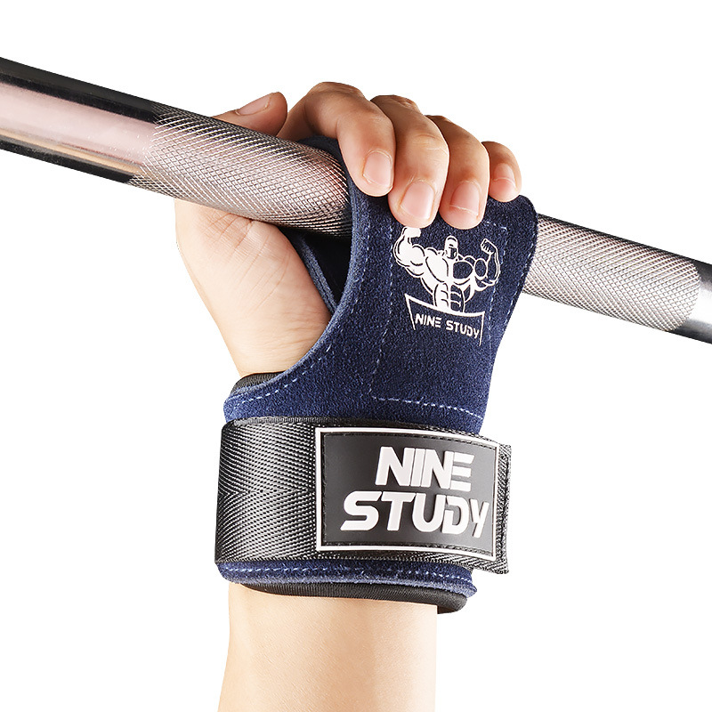 Crossfit G - Gants de gymnastique en cuir côtelés,